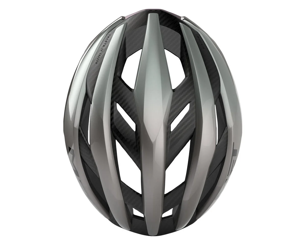 Met Trenta 3K Carbon MIPS Road Helmet (Opal Grey) (L) - view 5